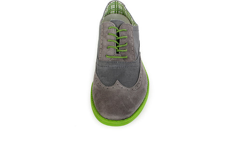 Vinci Charcoal/Neon Green